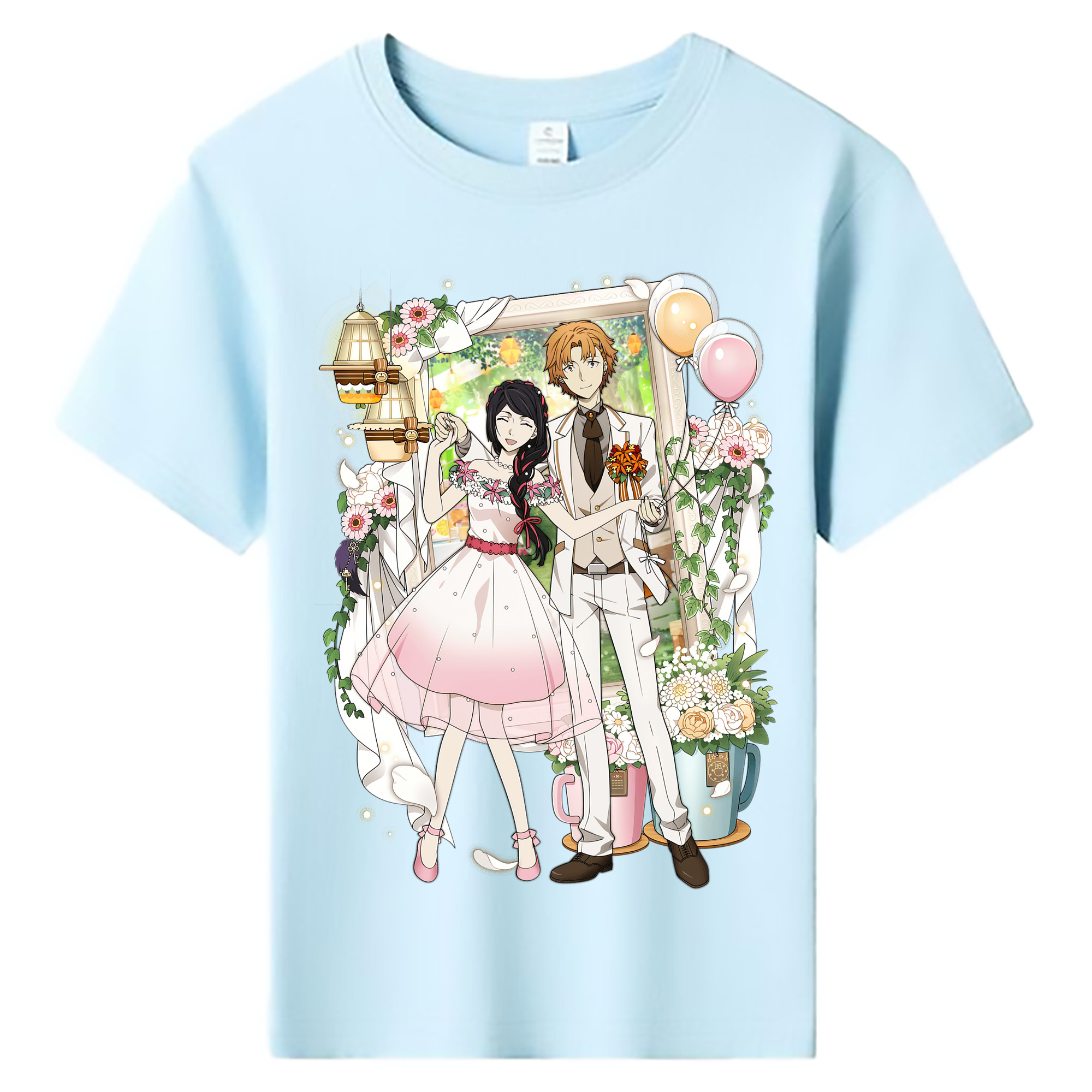 （画像用） 文豪ストレイドッグス Bungo Stray Dogs 綿100％キッズTシャツ（フロントプリント）